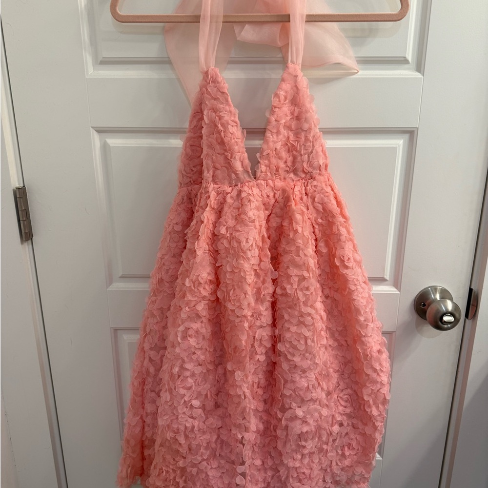 Pink Floral Dress